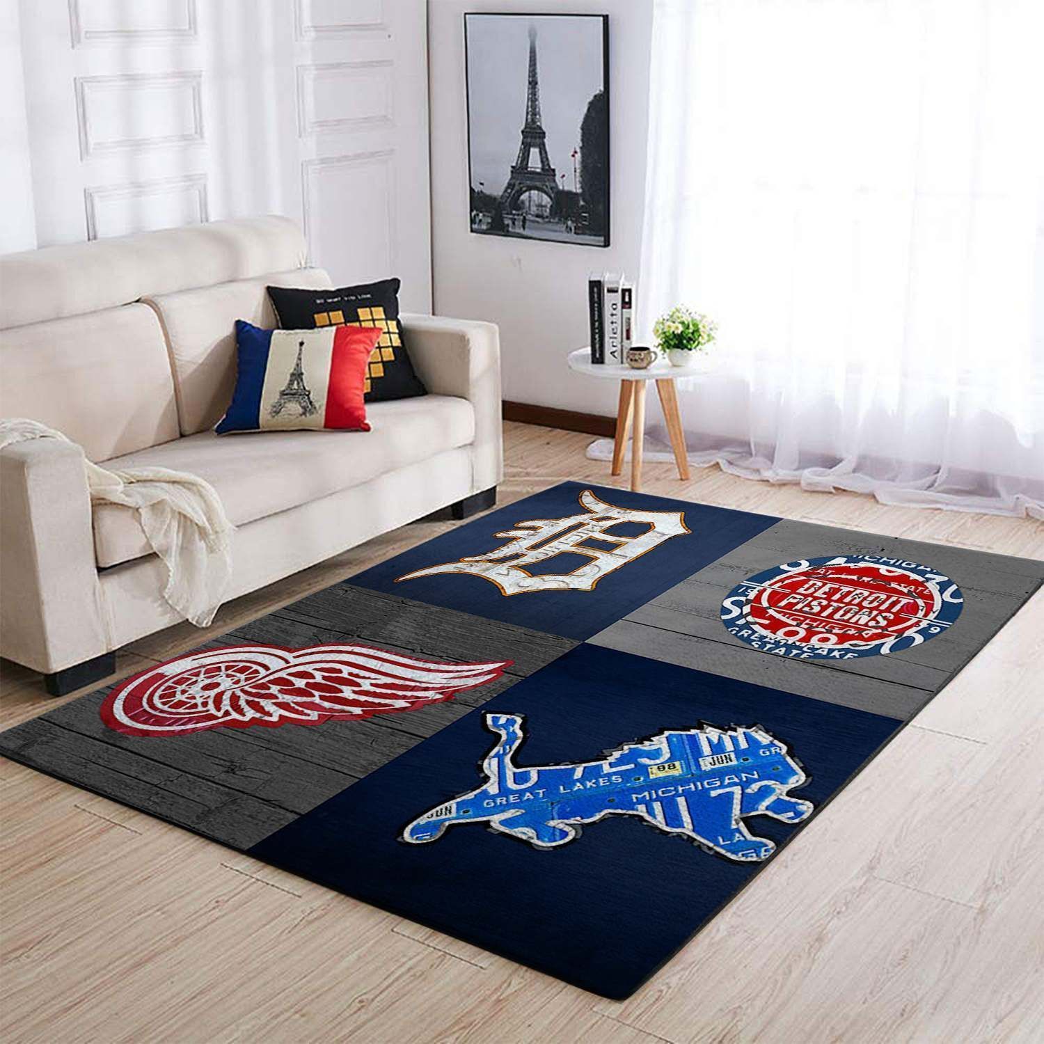 Detroit Tigers Area Rugs Detroit Pistons Area Rug Detroit Red Wings Area Rug Detroit Lions Area Rugs Fn261243