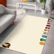 Minimalistic Avengers Marvel Rug ? Custom Size And Printing