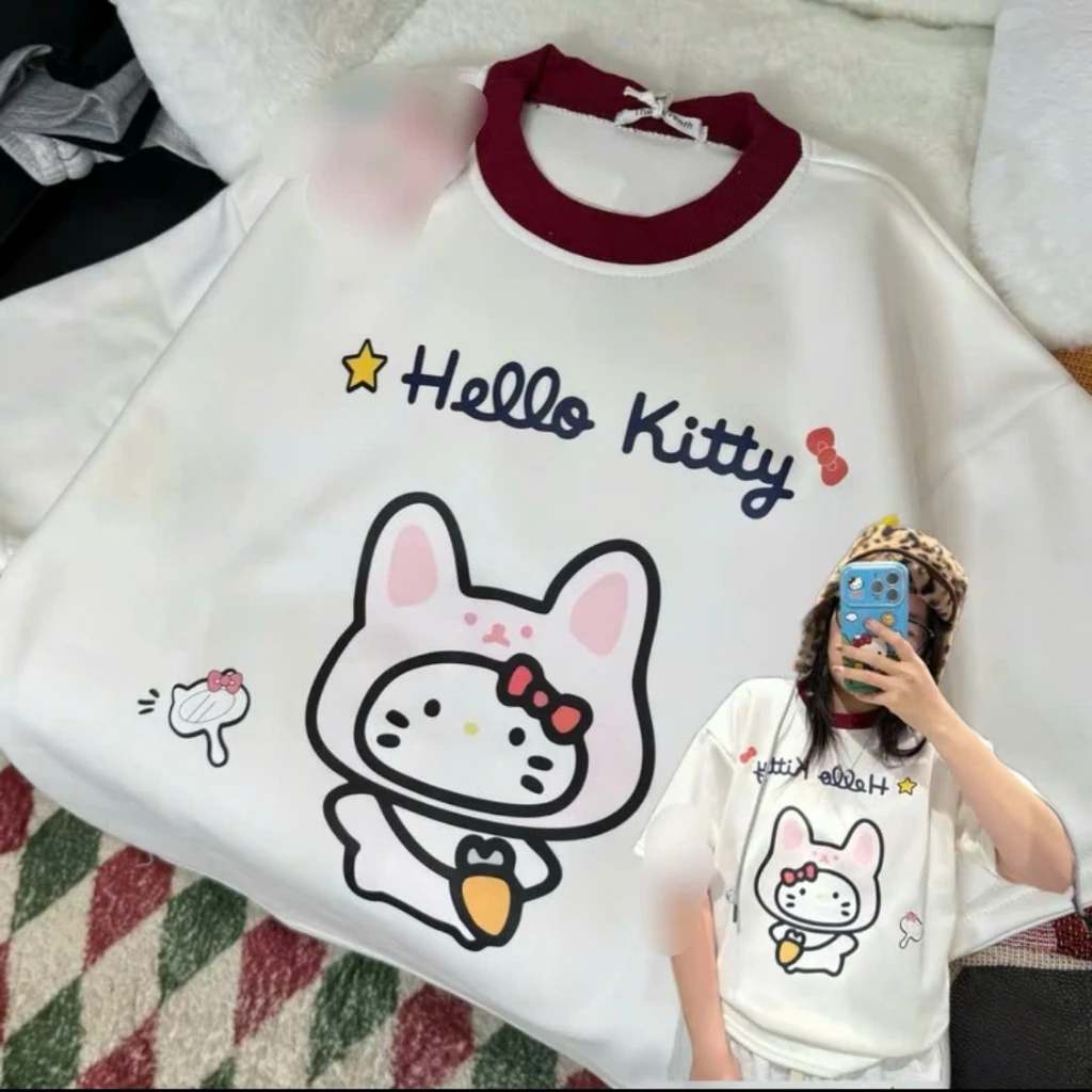 Áo Thun Cotton In Nhiều Họa Tiết Form Rộng (Mẫu Random)